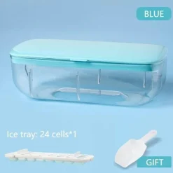 The Cozy Mug Küche & Esszimmer-Doppelschichtige Eiswürfelschale - Eiswürfel-Organizer