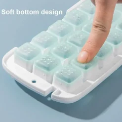 The Cozy Mug Küche & Esszimmer-Doppelschichtige Eiswürfelschale - Eiswürfel-Organizer