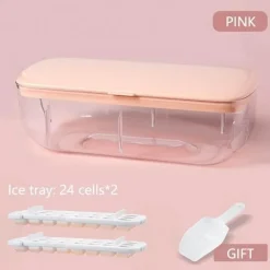 The Cozy Mug Küche & Esszimmer-Doppelschichtige Eiswürfelschale - Eiswürfel-Organizer