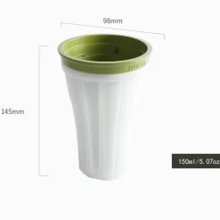 The Culinary Kit Küche & Esszimmer-Doppelschichtiger Eiswürfelbereiter-Becher - DIY-Smoothie-Maker