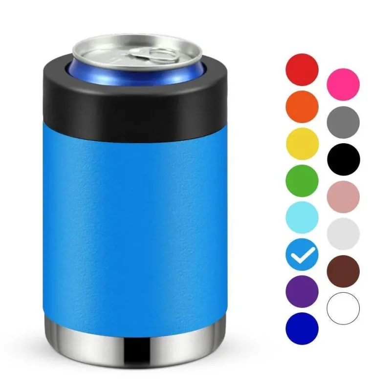 Adventure Basecamp Camping Im Freien|Küche & Esszimmer-Doppelschichtiger Flaschenkühler aus Edelstahl – Premium isolierter Getränkehalter