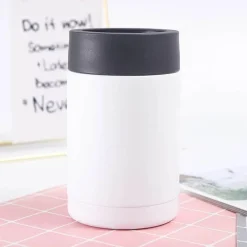 Adventure Basecamp Camping Im Freien|Küche & Esszimmer-Doppelschichtiger Flaschenkühler aus Edelstahl – Premium isolierter Getränkehalter