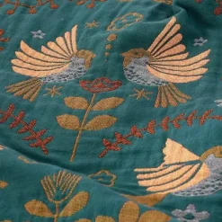 Snug u0026 Soft Bettzeug-Doppelseitige Überwurfdecke aus japanischer Baumwolle – Ganzjahres-Reisedecke