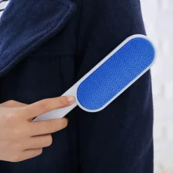 Tom Küche & Esszimmer-Doppelseitige Bürste zur Entfernung von Tierhaaren. Effektiver Fussel- und Staubreiniger für Mäntel und Pullover.