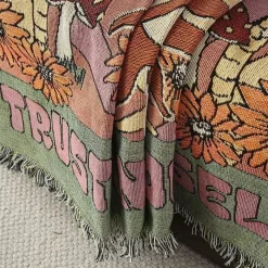 Snug u0026 Soft Bettzeug-Doppelseitige ethnische Wandteppichdecke - Wohndekor-Sofabezug