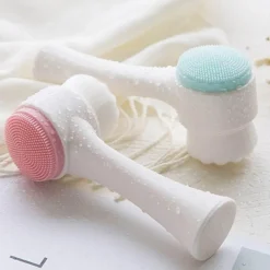 The Relaxation Nook Frauenpflege|Körperpflege-Doppelseitige Peeling-Gesichtsbürste – Reinigungs- und Massagegerät