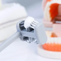 The Relaxation Nook Männerpflege|Frauenpflege-Doppelseitige Zahnbürste – Tiefenreinigungs-Mundhygiene-Tool