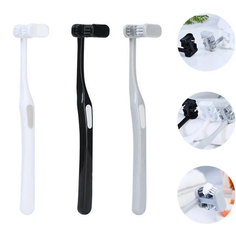 The Relaxation Nook Männerpflege|Frauenpflege-Doppelseitige Zahnbürste – Tiefenreinigungs-Mundhygiene-Tool