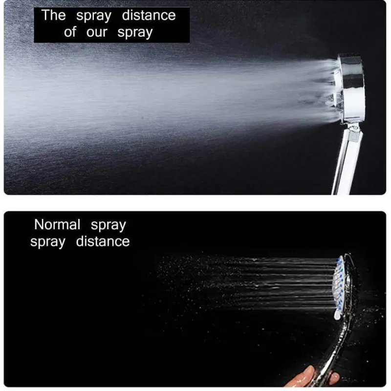 Tranquil Waters Badezimmer|Küche & Esszimmer-Doppelseitiger Hochdruck-Duschkopf – Seifenspender-Design