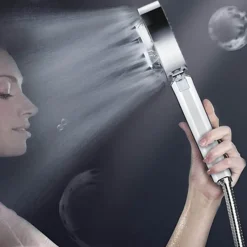 Tranquil Waters Badezimmer|Küche & Esszimmer-Doppelseitiger Hochdruck-Duschkopf – Seifenspender-Design