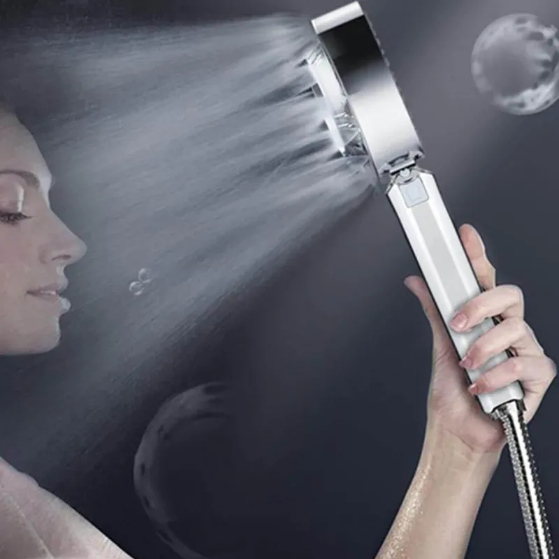 Tranquil Waters Badezimmer|Küche & Esszimmer-Doppelseitiger Hochdruck-Duschkopf – Seifenspender-Design