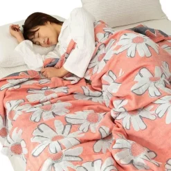 Wrap u0026 Relax Bettzeug-Doppelte Baumwolldecke - Weiche, atmungsaktive Bettdecke