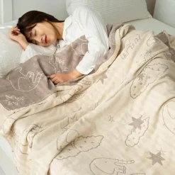 Wrap u0026 Relax Bettzeug-Doppelte Baumwolldecke - Weiche, atmungsaktive Bettdecke