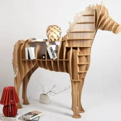 Cozy Living Möbel-3D-Pferde-Schreibtischdekor – Hochwertiges 9-mm-Dekorationsstück