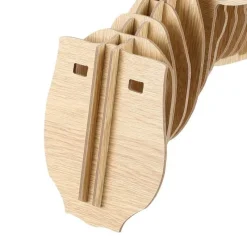 The Gilded Nest Möbel-3D-Puzzle aus Holz mit Hirschkopf – dekorative Wandkunst für die Inneneinrichtung