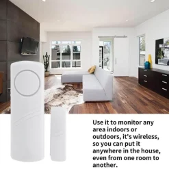 Comfort u0026 Style Gadgets Für Zuhause-Drahtloser Alarm mit magnetischem Bewegungssensor – Sicherheitssystem für Zuhause