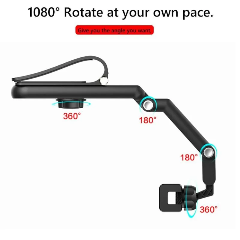 Wild u0026 Free Gear Autozubehör|Automobilindustrie-Drehbarer Autotelefonhalter - Sonnenblenden-Cliphalterung