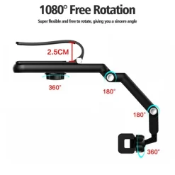 Wild u0026 Free Gear Autozubehör|Automobilindustrie-Drehbarer Autotelefonhalter - Sonnenblenden-Cliphalterung