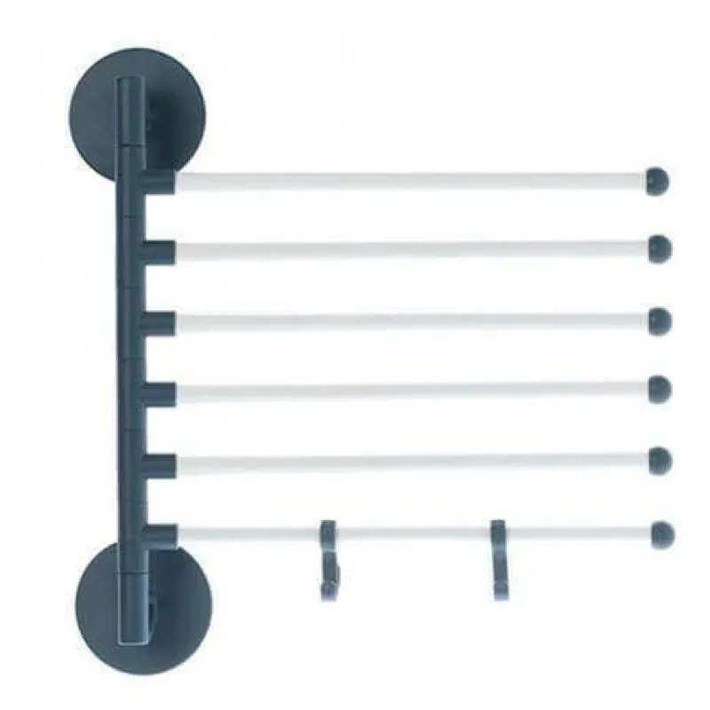 Tranquil Waters Badezimmer|Küche & Esszimmer-Drehbarer Handtuchhalter zur Wandmontage – Mehrschichtiger Badezimmer-Organizer