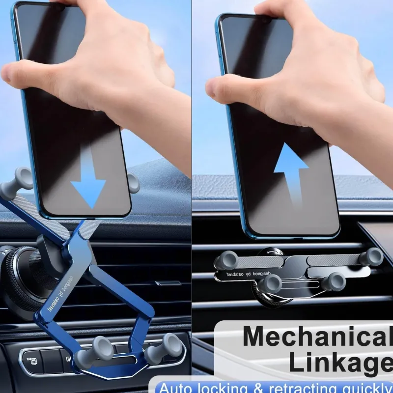Wild u0026 Free Gear Autozubehör|Automobilindustrie-Drehbarer, unsichtbarer Telefonhalter für die Autolüftung - Verstellbare Universalhalterung