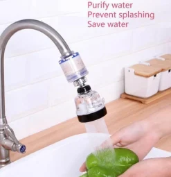 Deco Küche & Esszimmer-Drehbarer Wasserhahnfilter - Multifunktionaler Sprühhahnaufsatz
