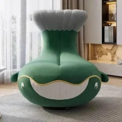 Cozy Living Wohndeko|Möbel-Drehbarer Whale Chair – Modernes 360-Grad-Design