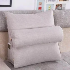 Tranquil Touch Gesundheits-Gadgets|Gesundheits- Und Entspannungstools-Dreieckiges Rückenkissen - Komfortables, weiches Stützkissen