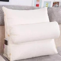 Tranquil Touch Gesundheits-Gadgets|Gesundheits- Und Entspannungstools-Dreieckiges Rückenkissen - Komfortables, weiches Stützkissen