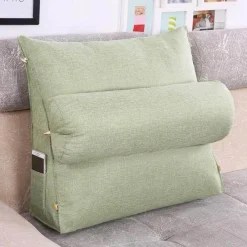 Tranquil Touch Gesundheits-Gadgets|Gesundheits- Und Entspannungstools-Dreieckiges Rückenkissen - Komfortables, weiches Stützkissen