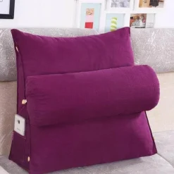 Tranquil Touch Gesundheits-Gadgets|Gesundheits- Und Entspannungstools-Dreieckiges Rückenkissen - Komfortables, weiches Stützkissen