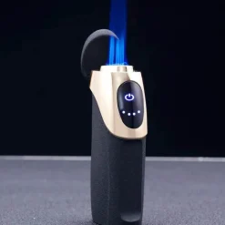 The Outdoor Vault Camping-Werkzeuge|Camping Im Freien-Dreiflammiges elektrisches Feuerzeug – wiederaufladbare Touch-Sensor-Technologie