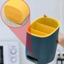 Tom Küche & Esszimmer-Dreischichtiger Besteck-Organizer - Küchenaufbewahrungsregal