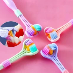 Kinder The Decor Haven Kinderwagen & Zubehör-Dreiseitige weiche Zahnbürste – Ultra Care Mundhygiene-Tool