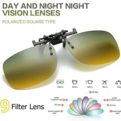 Wild u0026 Free Gear Autozubehör|Automobilindustrie-Drive Safe Clip-on-Brille – Sicherheits-Sehhilfe fürs Auto