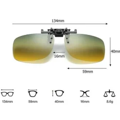 Wild u0026 Free Gear Autozubehör|Automobilindustrie-Drive Safe Clip-on-Brille – Sicherheits-Sehhilfe fürs Auto