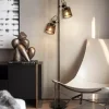Luminous Stands Beleuchtung|Möbel-Dual-Shade Floor Lamp - Urban Luxe Lighting