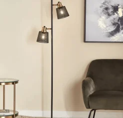 Luminous Stands Beleuchtung|Möbel-Dual-Shade Floor Lamp - Urban Luxe Lighting