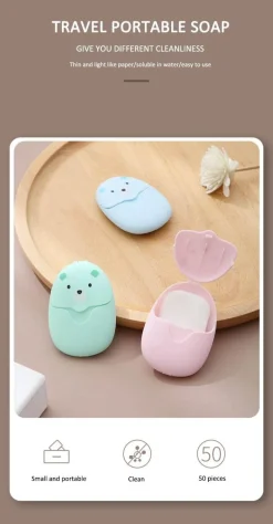 The Relaxation Nook Gesundheits-Gadgets|Gesundheits- Und Entspannungstools-Duftseifenblätter in Reisegröße – Tragbare aromatische Papierseife