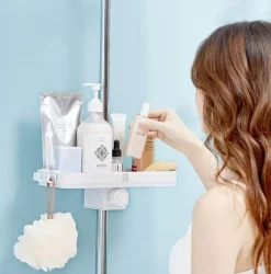 The Blissful Bath Badezimmer-Dusch-Aufbewahrungsregal – Hänge-Organizer für Badezimmerutensilien