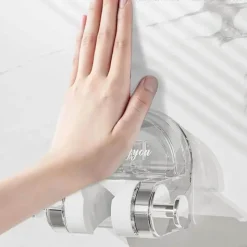 The Blissful Bath Badezimmer-Duschkopfhalter mit Ultra-Saugfunktion – Badezimmerzubehör zur Wandmontage
