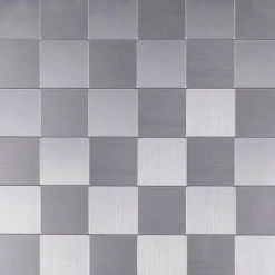 Timeless Touch Küche & Esszimmer-3D-Wandaufkleber aus Metallziegeln – selbstklebende Dekorplatten