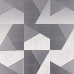 Timeless Touch Küche & Esszimmer-3D-Wandaufkleber aus Metallziegeln – selbstklebende Dekorplatten