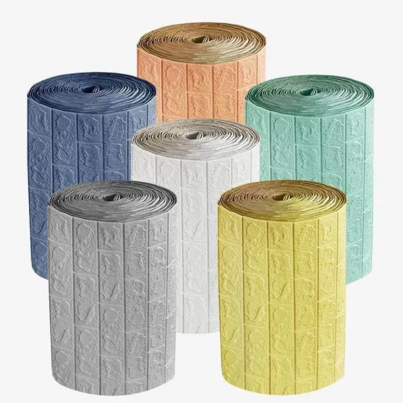 Comfort u0026 Style Gadgets Für Zuhause-3D-Ziegel-Wandaufkleber – selbstklebendes, weiches Dekor