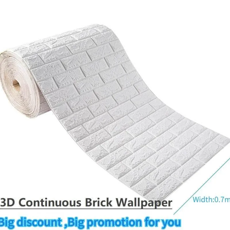 Comfort u0026 Style Gadgets Für Zuhause-3D-Ziegel-Wandaufkleber – selbstklebendes, weiches Dekor