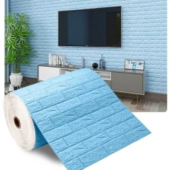 Comfort u0026 Style Gadgets Für Zuhause-3D-Ziegel-Wandaufkleber – selbstklebendes, weiches Dekor