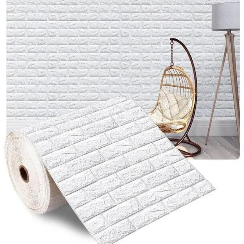 Comfort u0026 Style Gadgets Für Zuhause-3D-Ziegel-Wandaufkleber – selbstklebendes, weiches Dekor