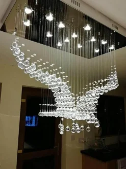 Comfort u0026 Style Beleuchtung-Eagle Chandelier - Luxury Bird-Inspired Lighting Fixture