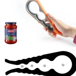 The Culinary Kit Küche & Esszimmer-Easy Twist 4in1 Multifunktions-Glasöffner