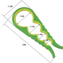 The Culinary Kit Küche & Esszimmer-Easy Twist 4in1 Multifunktions-Glasöffner