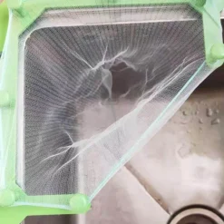 Deco Küche & Esszimmer-Eck-Abtropffilter für Küchenspüle – Wasserhahn-Siebaufsatz